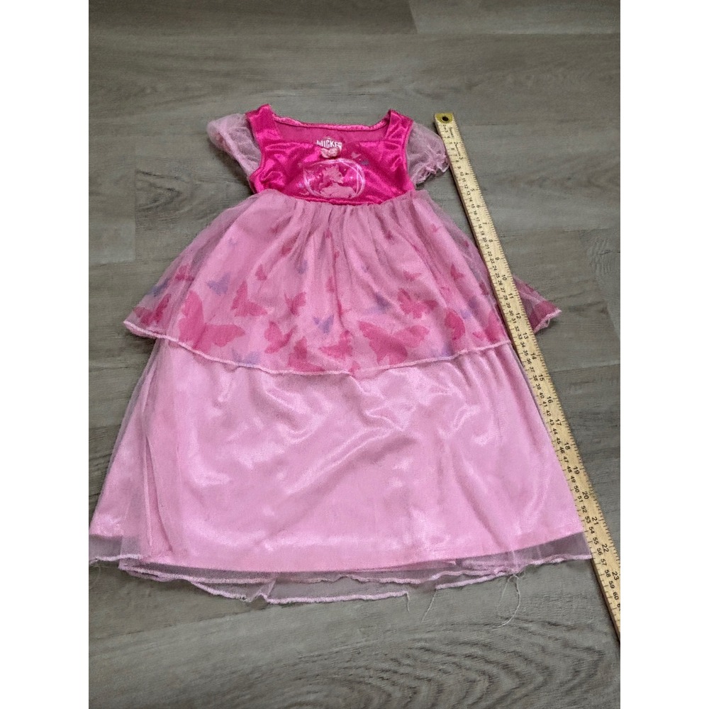 Wicked Movie Glinda Good Witch Pink Butterfly Tulle Nightgown Dress Toddler 2T - Picture 4 of 6